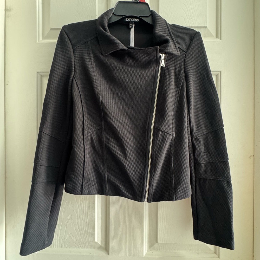 Express Women's Textured Black Blazer
